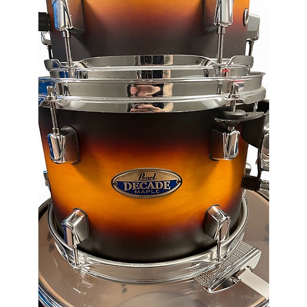 Used Pearl 4 Piece DECADE MAPLE SATIN AMBURST Drum Kit