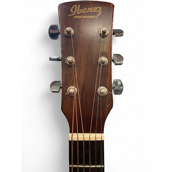 Used Ibanez PF5EX LG Natural Acoustic Electric Guitar