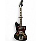 Used Silvertone 1478 Black Solid Body Electric Guitar thumbnail