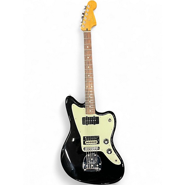 Used 2010 Fender Blacktop Jazzmaster Black Solid Body Electric Guitar