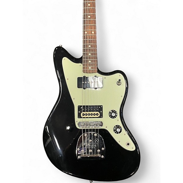 Used 2010 Fender Blacktop Jazzmaster Black Solid Body Electric Guitar
