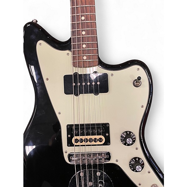 Used 2010 Fender Blacktop Jazzmaster Black Solid Body Electric Guitar