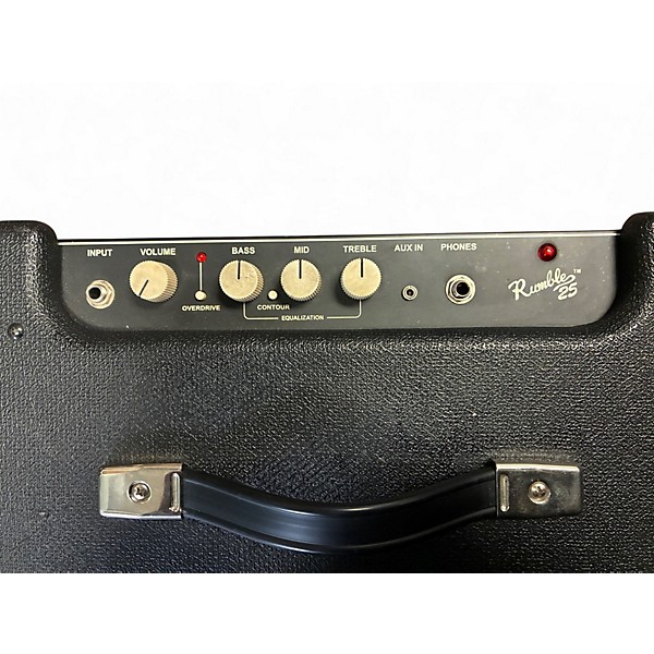 Used Fender Rumble 25 25W 1x10 Bass Combo Amp