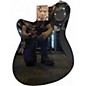 Used Reverend Double Agent Black Solid Body Electric Guitar