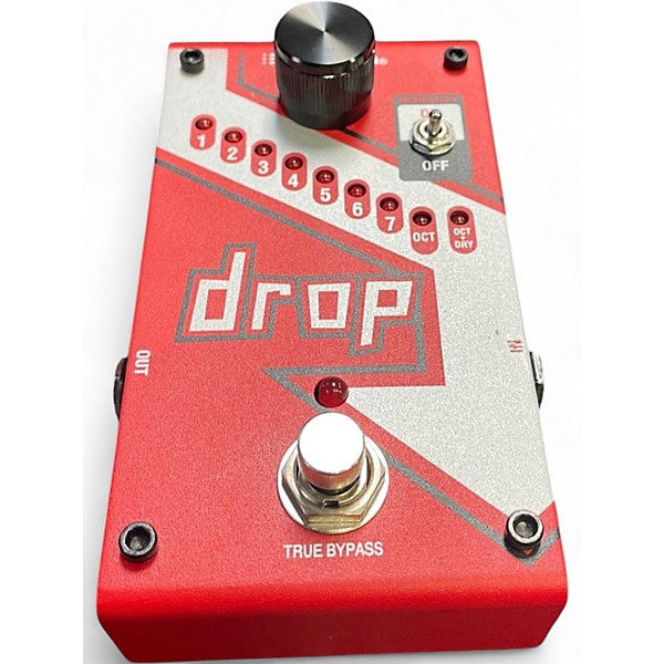 Used DigiTech The Drop Polyphonic Drop Tune Pitch-Shifter Effect Pedal