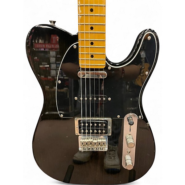 Used Fender Modern Player Telecaster Black Solid Body Electric Guitar