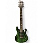 Used PRS SE Swamp Ash CE 24 Black and Green Solid Body Electric Guitar thumbnail