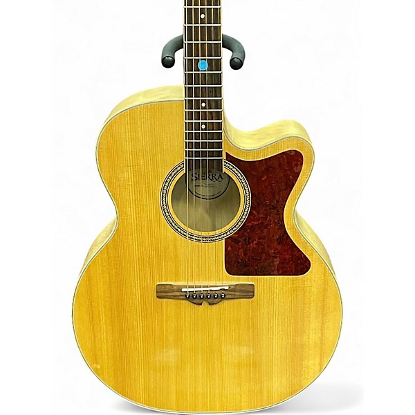 Used Sierra SJ88CE Natural Acoustic Electric Guitar