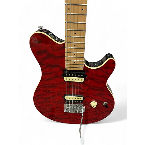 Used Oip MM1 Red Solid Body Electric Guitar