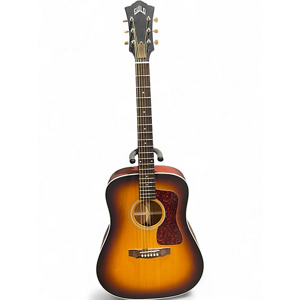 Used Guild D40 USA 2 Tone Sunburst Acoustic Guitar