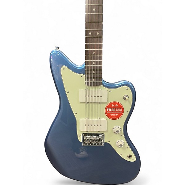 Used Squier PRANAROMAL JAZZMASTER Blue Solid Body Electric Guitar