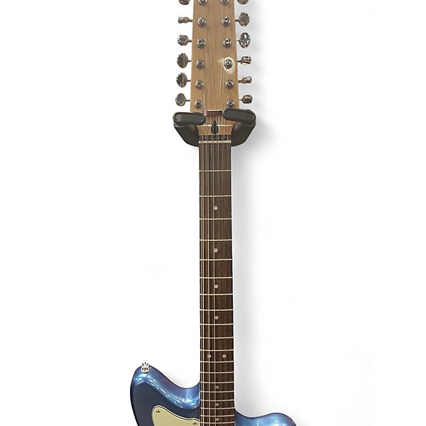 Used Squier PRANAROMAL JAZZMASTER Blue Solid Body Electric Guitar