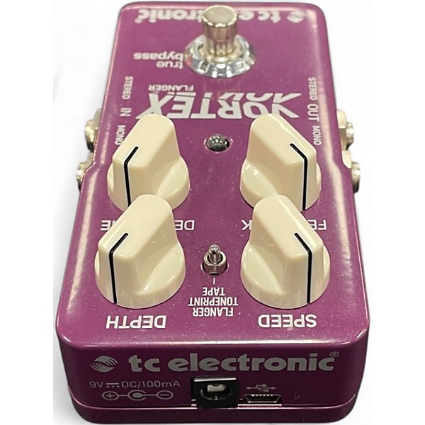 Used TC Electronic Vortex Flanger Effect Pedal