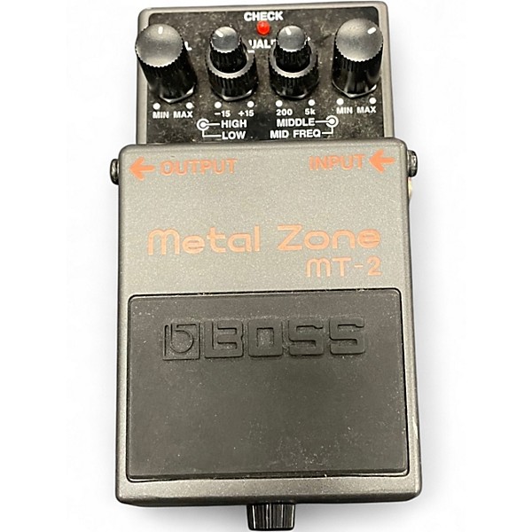 Used BOSS MT2 Metal Zone Distortion Effect Pedal