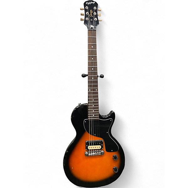 Used Epiphone Les Paul Junior Single Cut 2 Color Sunburst Solid Body Electric Guitar