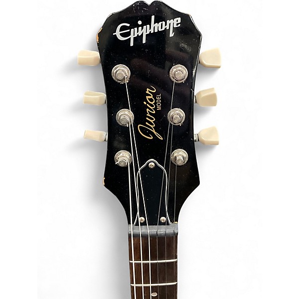 Used Epiphone Les Paul Junior Single Cut 2 Color Sunburst Solid Body Electric Guitar