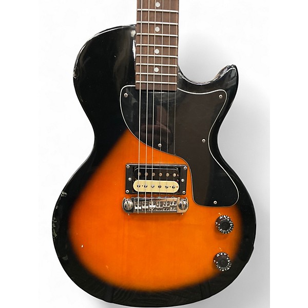 Used Epiphone Les Paul Junior Single Cut 2 Color Sunburst Solid Body Electric Guitar