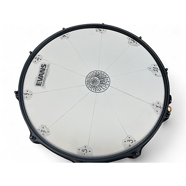 Used SJC Drums 14in Jay Weinberg Signature Snare Orange Drum