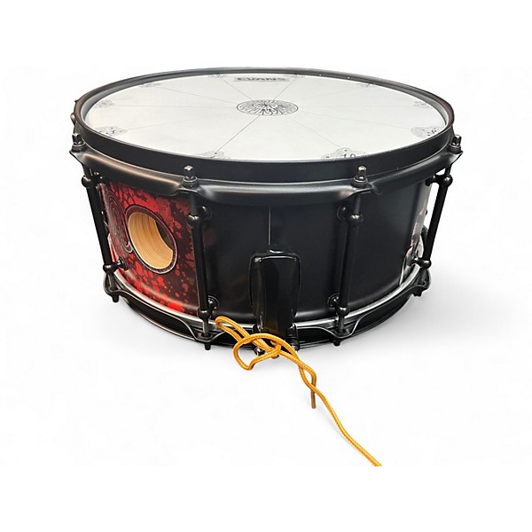 Used SJC Drums 14in Jay Weinberg Signature Snare Orange Drum