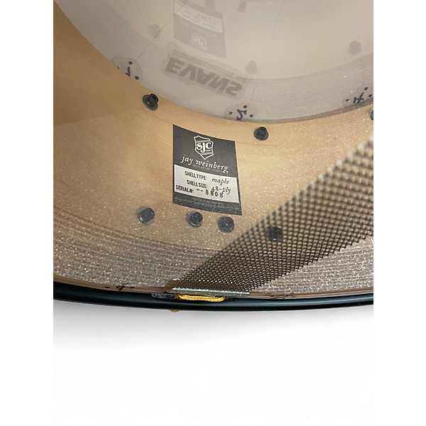 Used SJC Drums 14in Jay Weinberg Signature Snare Orange Drum