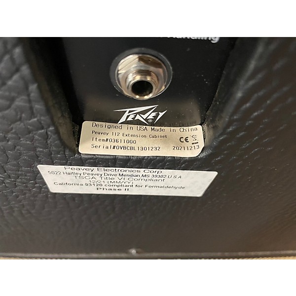 Used Peavey 112 EXTENSION CABINET Guitar Cabinet