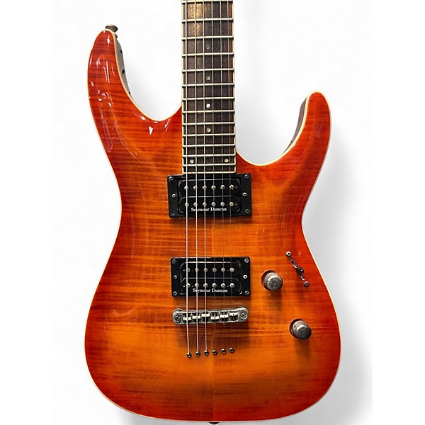 Used ESP LTD H401FM Sunburst Solid Body Electric Guitar