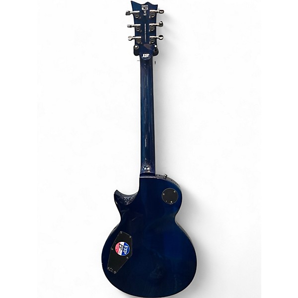 Used ESP LTD EC200QM Trans Blue Solid Body Electric Guitar