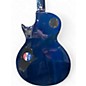 Used ESP LTD EC200QM Trans Blue Solid Body Electric Guitar