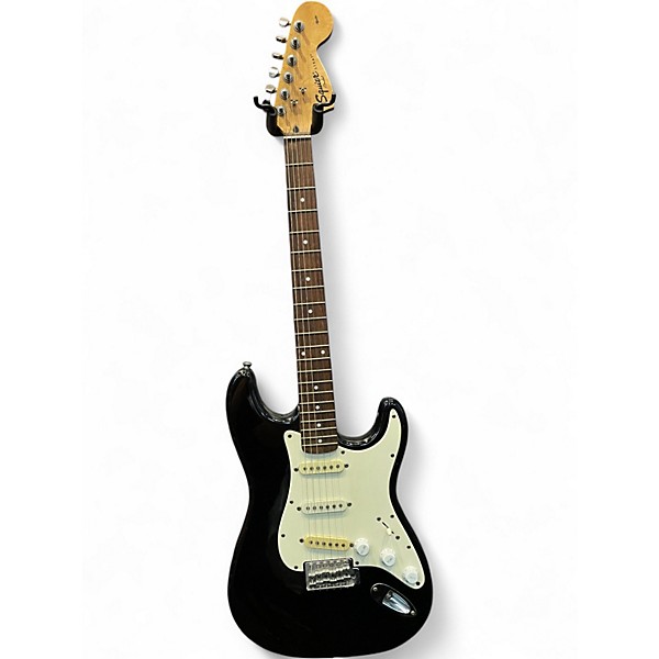 Used Fender Squire Affinity Black Solid Body Electric Guitar