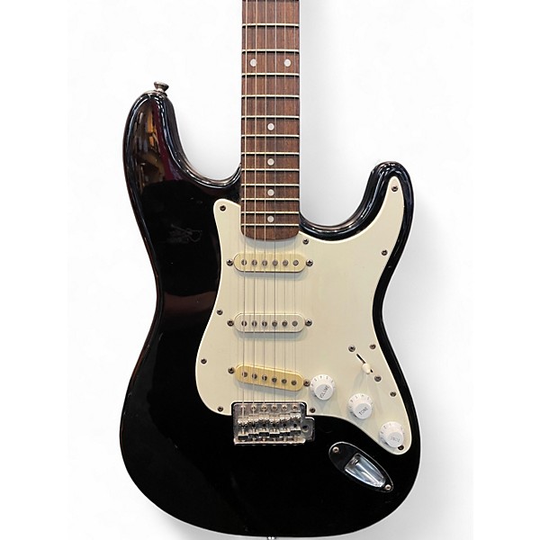 Used Fender Squire Affinity Black Solid Body Electric Guitar
