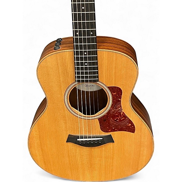 Used 2016 Taylor GS Mini-e Natural Acoustic Electric Guitar