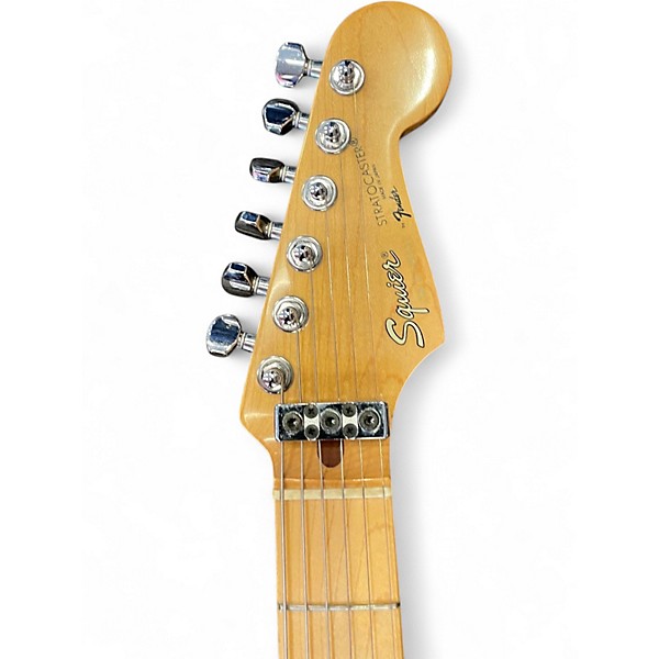 Used Squier MIJ Stratocaster Black Solid Body Electric Guitar