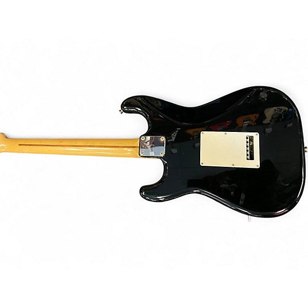 Used Squier MIJ Stratocaster Black Solid Body Electric Guitar