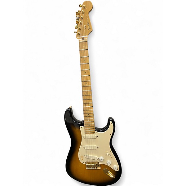 Used 2004 Fender 50th Anniversary American Stratocaster 2 Color Sunburst Solid Body Electric Guitar