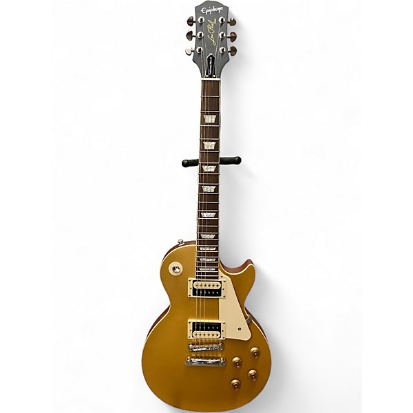 Used Epiphone Les Paul Traditional Pro IV SATIN GOLDTOP Solid Body Electric Guitar