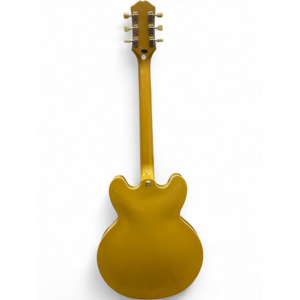 Used Epiphone ES335 Metallic Gold Hollow Body Electric Guitar