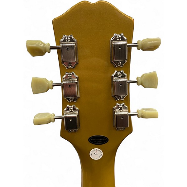 Used Epiphone ES335 Metallic Gold Hollow Body Electric Guitar