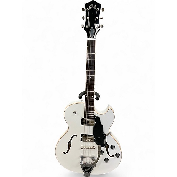 Used Guild Starfire Arctic White Hollow Body Electric Guitar