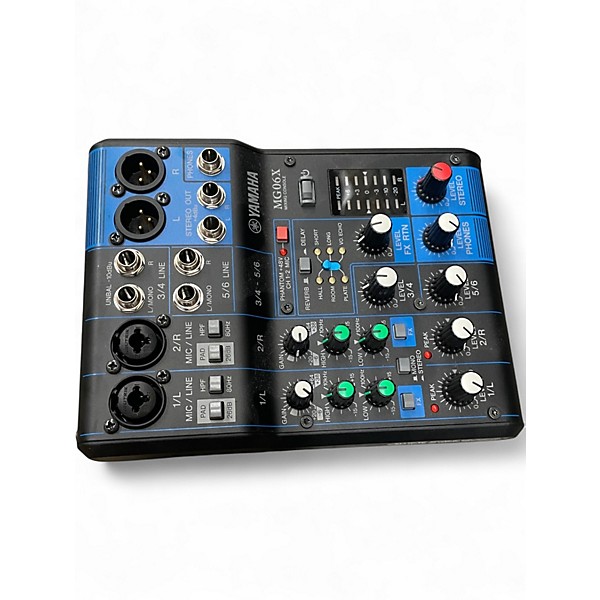 Used Yamaha MG06X Unpowered Mixer