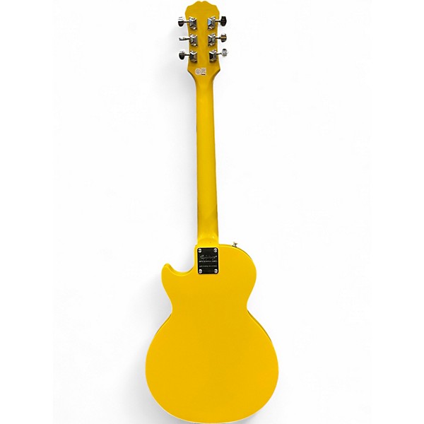 Used 2019 Epiphone Les Paul SL Yellow Solid Body Electric Guitar