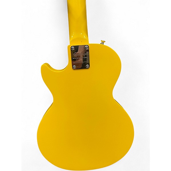 Used 2019 Epiphone Les Paul SL Yellow Solid Body Electric Guitar