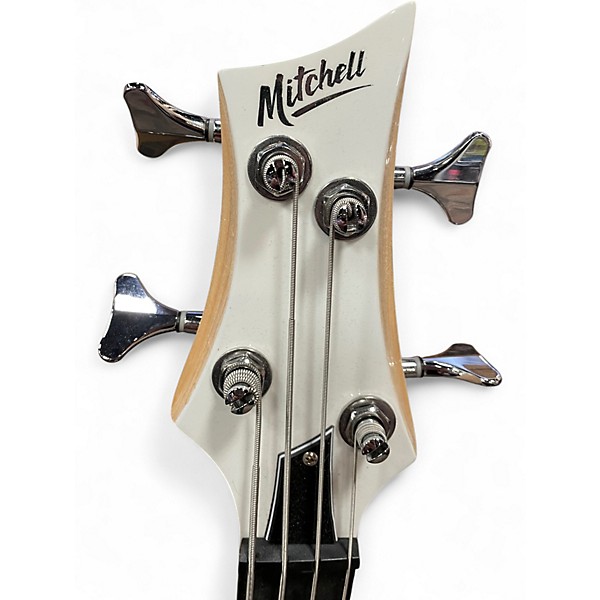 Used Mitchell MB1000WH WHITE Electric Bass Guitar