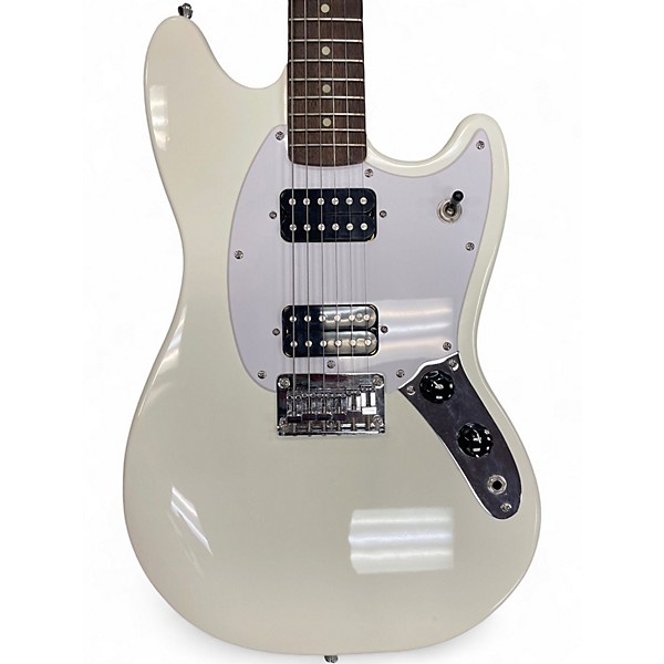 Used Squier Bullet Mustang HH Olympic White Solid Body Electric Guitar