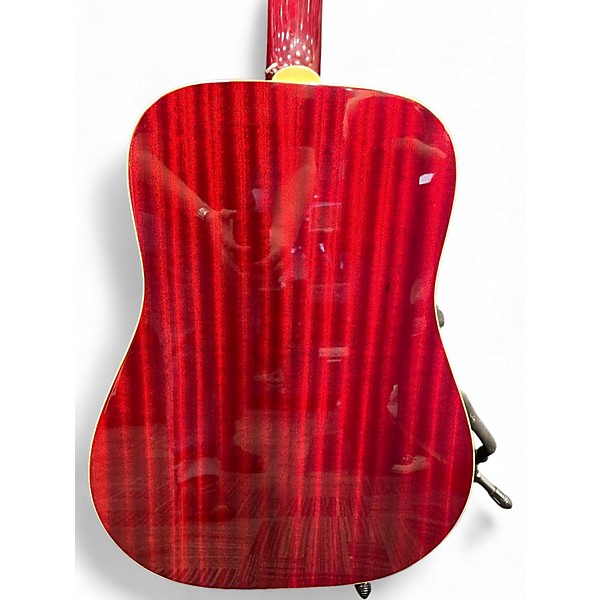 Used Epiphone Hummingbird Cherry Sunburst Acoustic Guitar