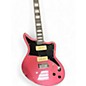 Used D'Angelico Premier Series pink Solid Body Electric Guitar