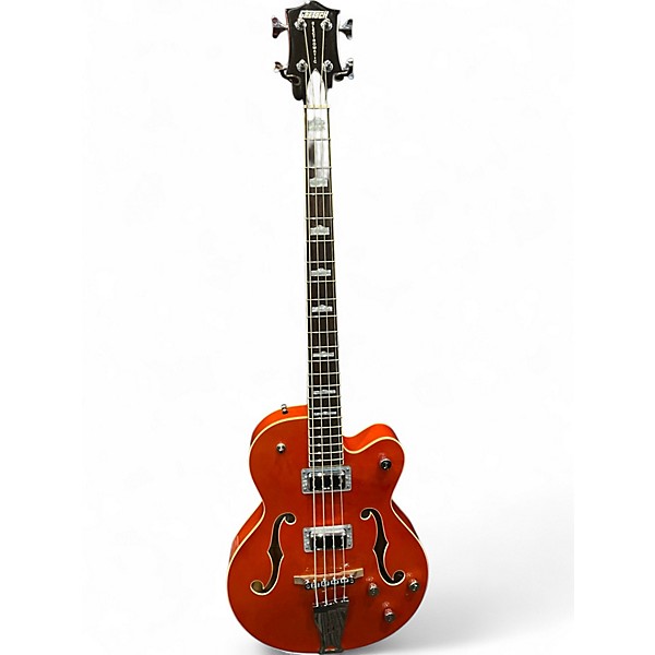 Used Gretsch Guitars G5540B Orange Electric Bass Guitar