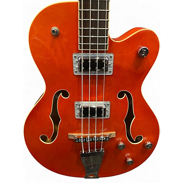 Used Gretsch Guitars G5540B Orange Electric Bass Guitar