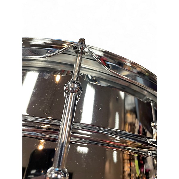 Used Ludwig 5X14 Supralite Snare Chrome Drum
