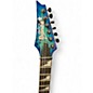 Used Ibanez GRGR221PA Aqua Bust Solid Body Electric Guitar