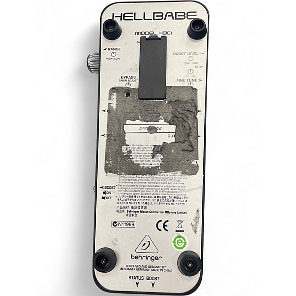 Used Behringer HB01 Hellbabe Optical Wah Effect Pedal